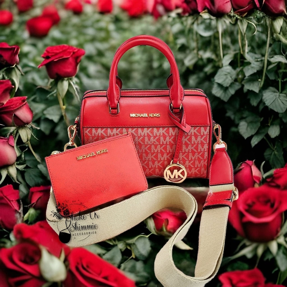 MICHAEL KORS XSMALL DUFFLE CROSSBODY & ID WALLET